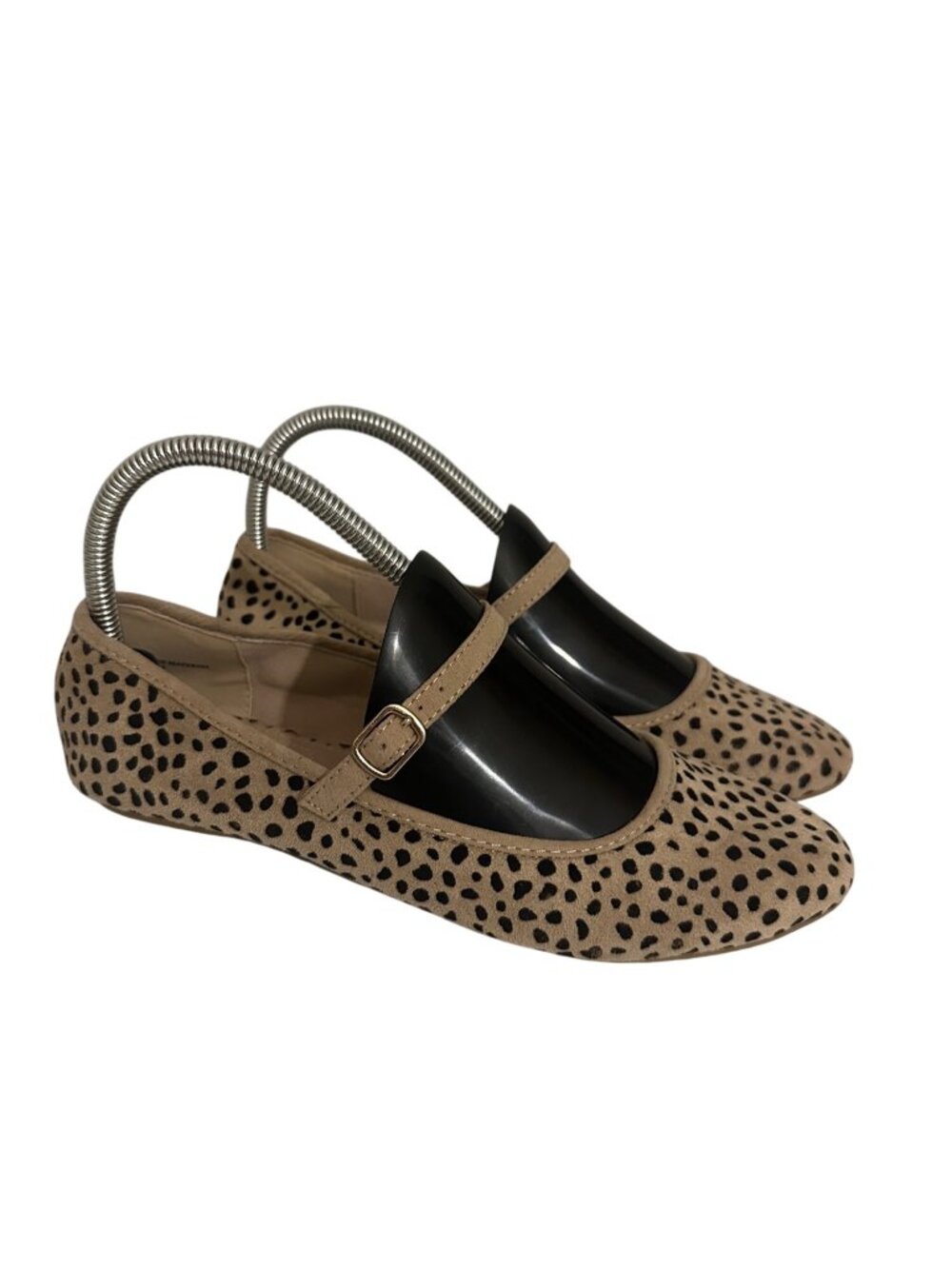 Isaac Mizrahi New York animal print Mary Jane ballet flats size 8.5